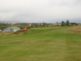 Framkvæmdir við 12. og 17.flöt