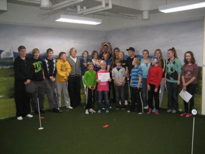 Úrslit úr 5 púttmóti unglingaráðs og staðan eftir 5 mót