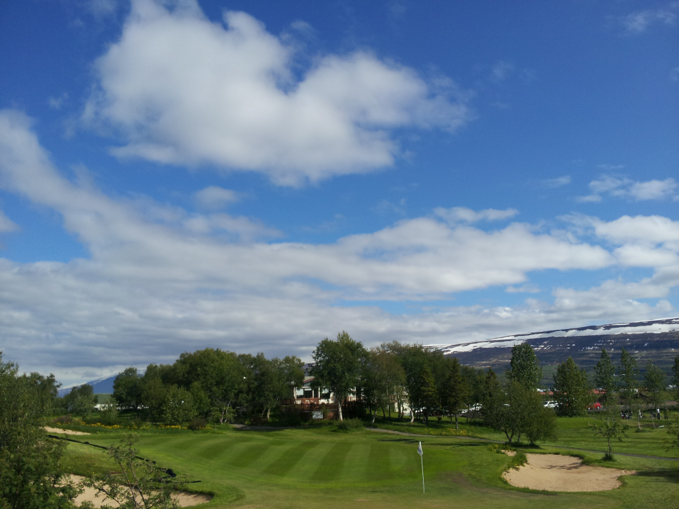 Veðrið var ekki svona gott í dag