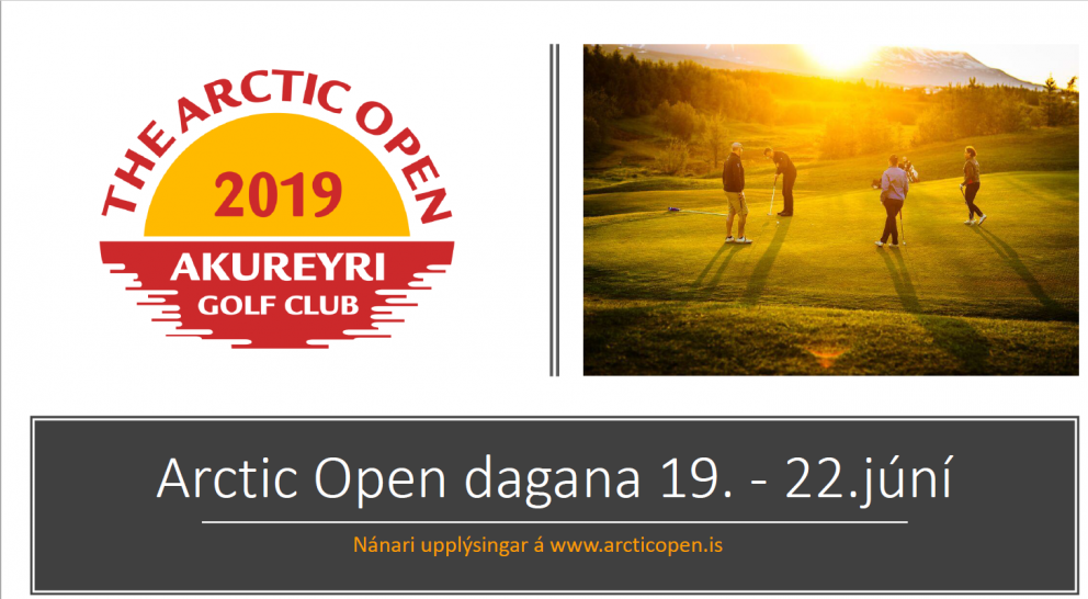 Sjálfboðaliðar óskast á Arctic Open 2019