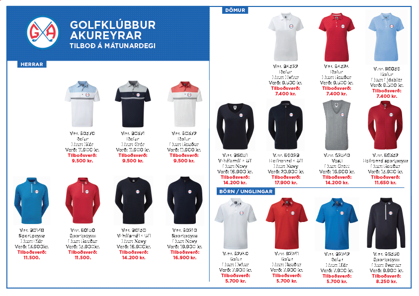 Síðustu dagar til að máta GA föt