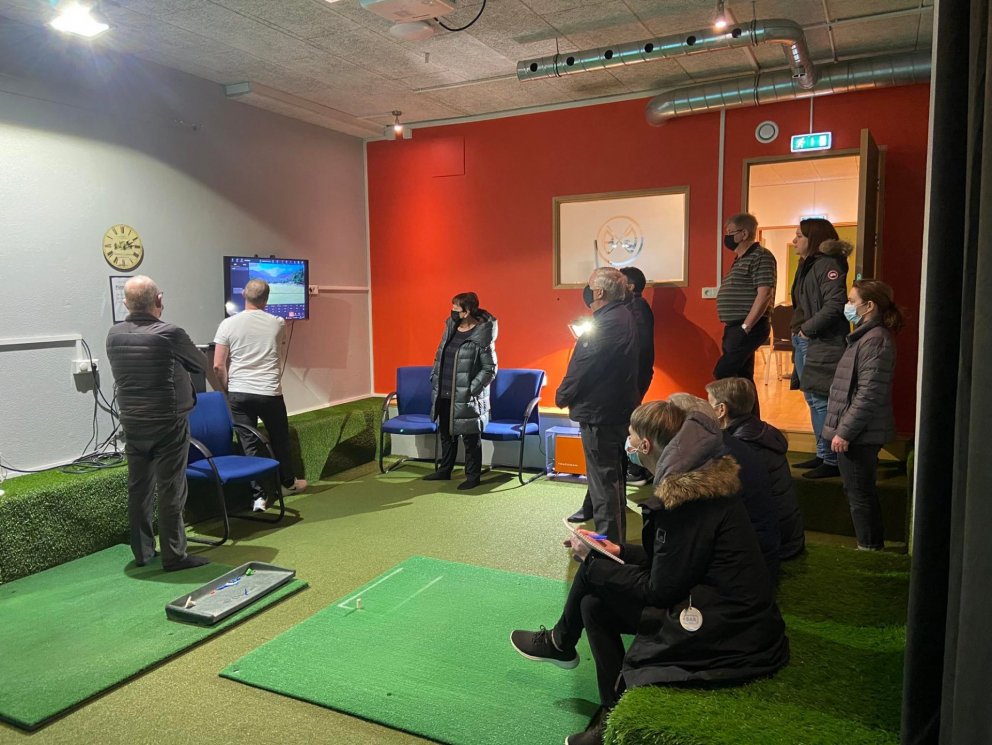 Vel heppnuð TrackMan kennsla á föstudaginn síðasta