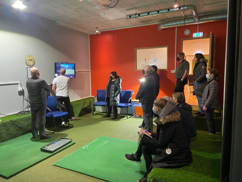 Trackman kennsla í Golfhöllinni