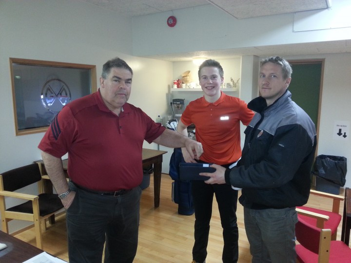 Dregið í happdrætti