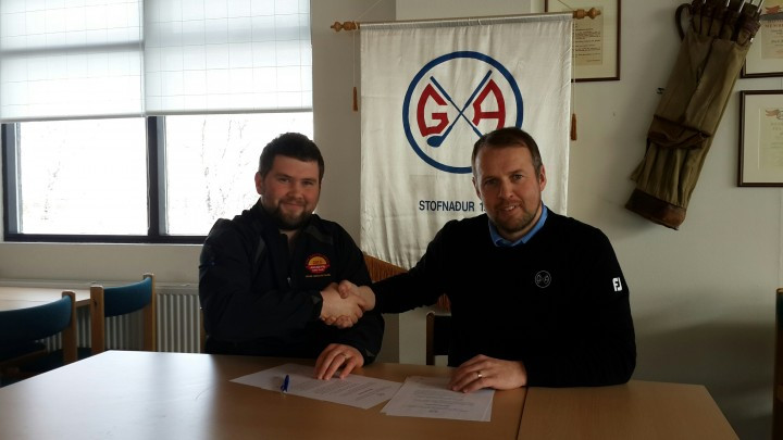 Ágúst, framkvæmdastjóri GA og Daniel Harley