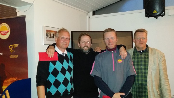 Frá vinstri: Bjarni, Þormóður, Valmar og Einar