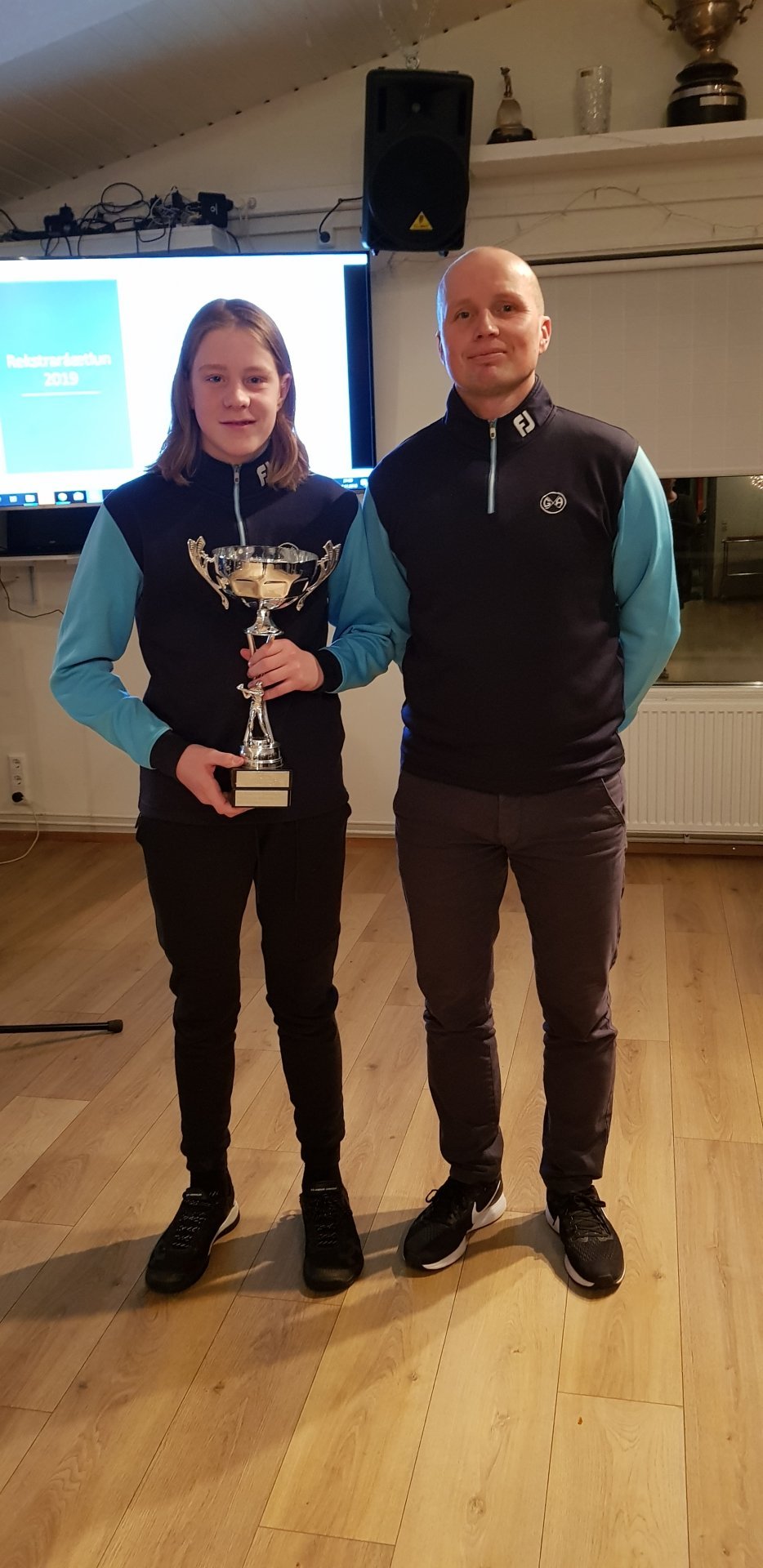 Óskar Páll stóð sig vel um helgina.