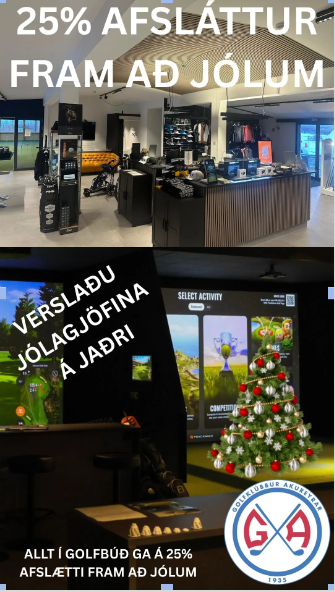 25% afsláttur af öllu í golfbúðinni fram að jólum!