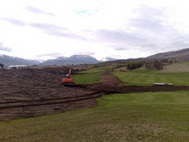 Fréttir af vallarframkvæmdum