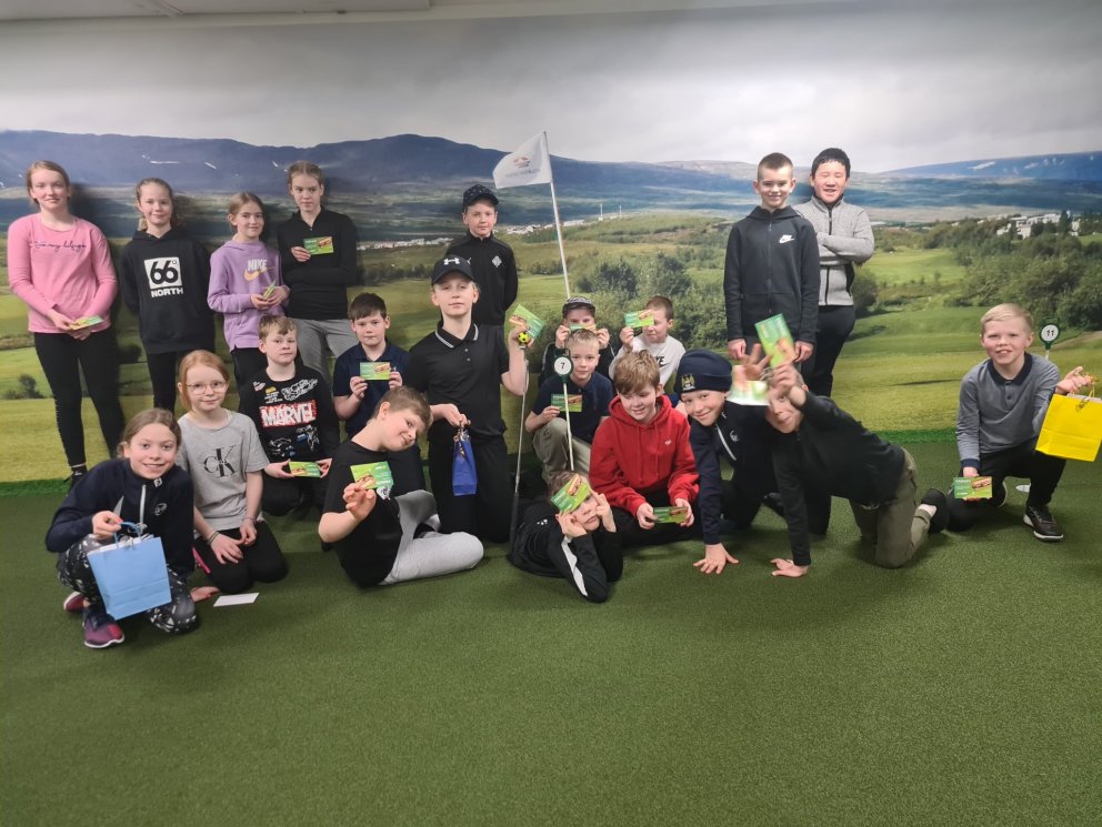 Púttmót hjá GA krökkum gekk vel