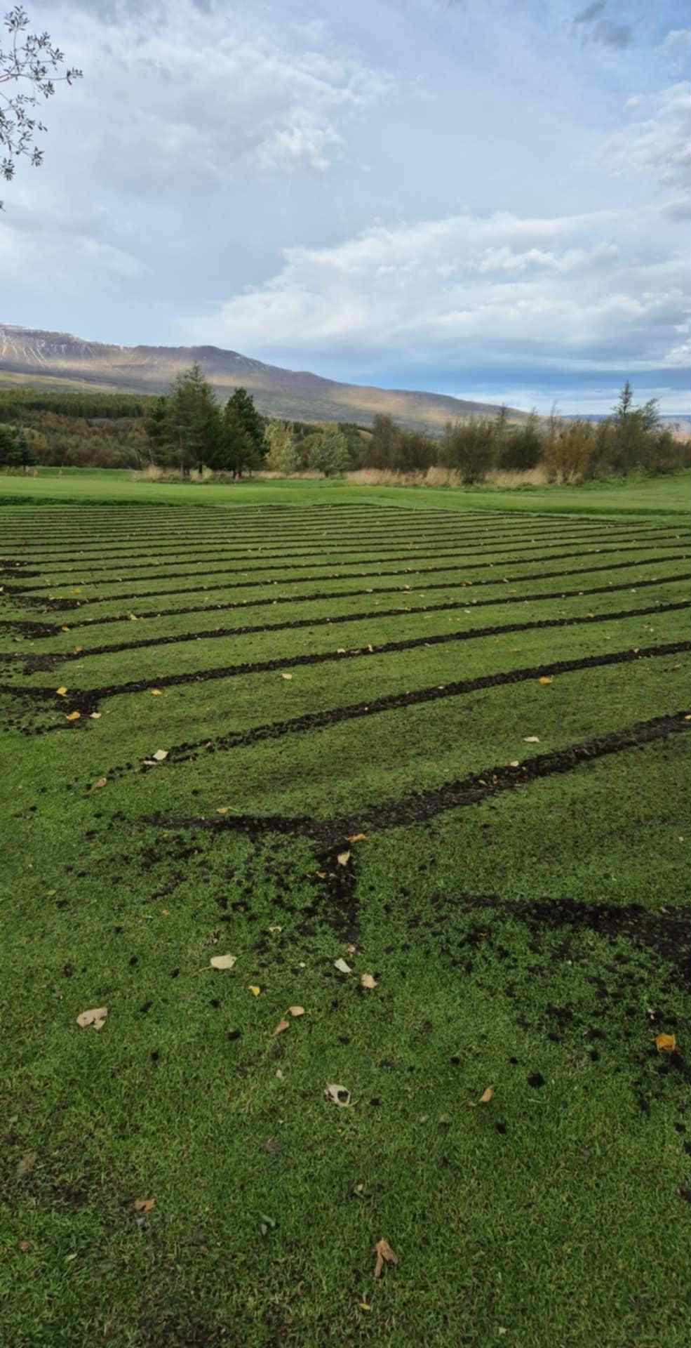Æfingagrínin lokuð í dag, 23. september