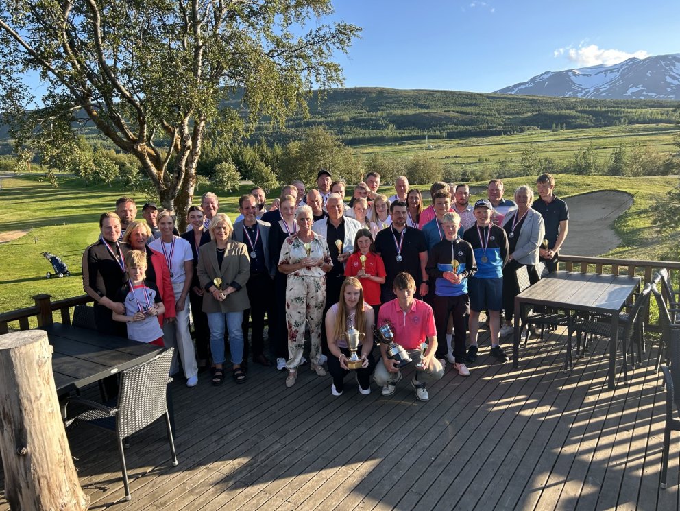 Valur Snær Guðmundsson og Andrea Ýr Akureyrarmeistarar