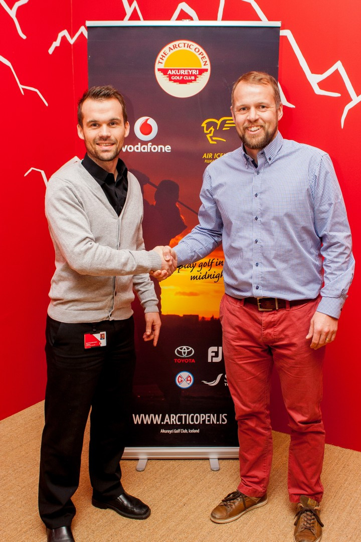 Bjarni Freyr hjá Vodafone og Ágúst hjá GA