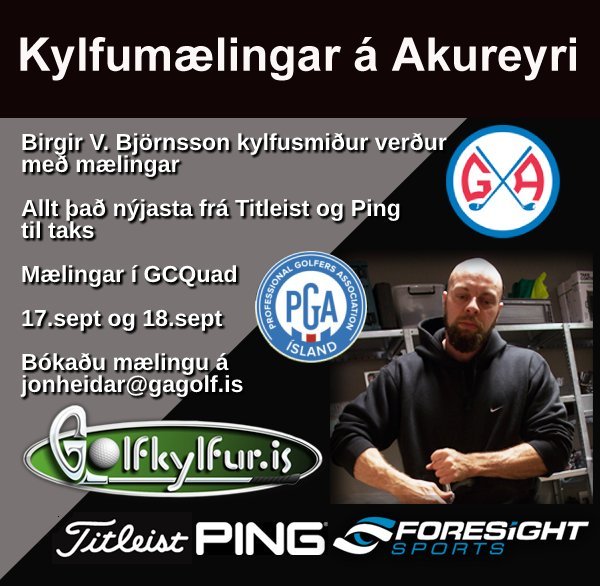 Birgir V. Björnsson kylfusmiður með mælingar á Klöppum 17. og 18. september