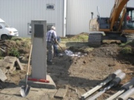 Minnisvarði um fyrsta golfvöllinn á Akureyri