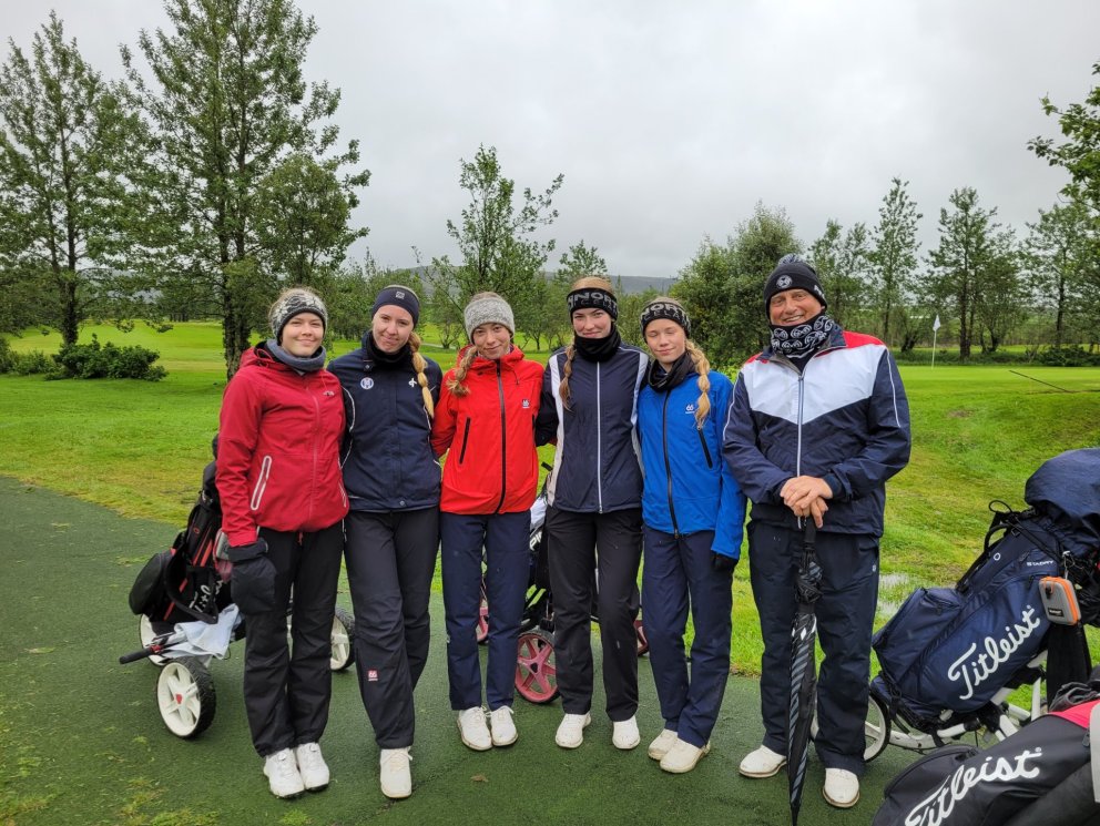 GA sveit kvenna í 2. deild á Flúðum