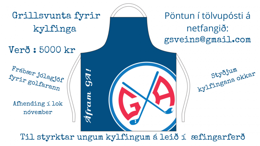 GA svuntur til sölu til styrktar ungum GA kylfingum