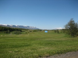 Jaðarsvöllur er opinn á fyrri 9 holum