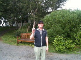 Heimir Jóhannsson fór holu í höggi í gær