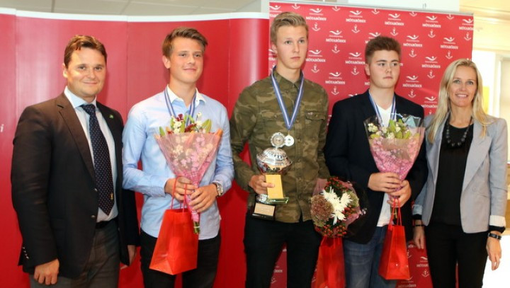 Tumi Kúld ásamt verðlaunahöfum í sínum flokki