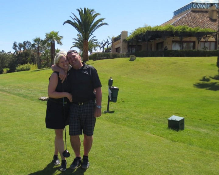 Halla Sif og Stefán á góðri stund