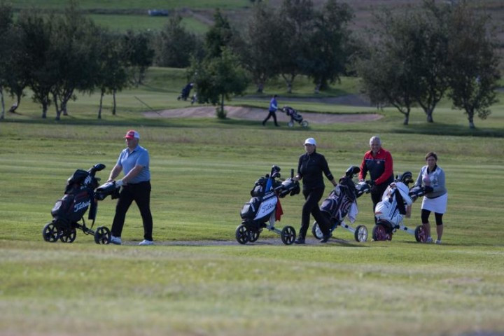 Flottu Hjóna- og paramóti Golfskálans og GA lokið