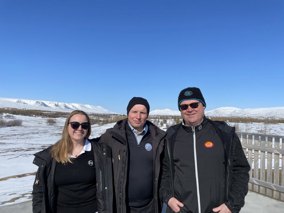 Stefanía Kristín, Heiðar Davíð og Magnús Birgisson