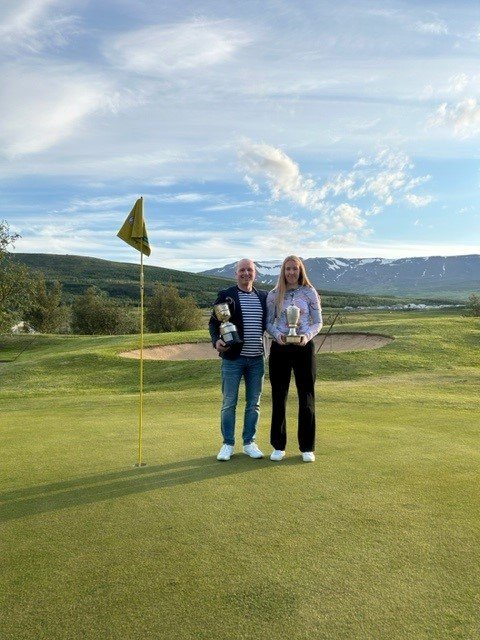 Andrea Ýr og Heiðar Davíð klúbbmeistarar í golfi