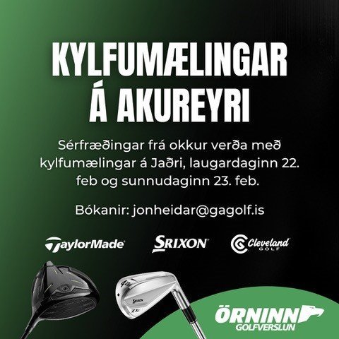 Kylfumælingar hjá sérfræðingum frá Erninum 22-23 febrúar