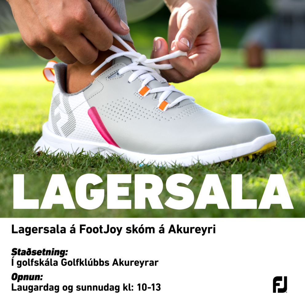Lagersala af FJ skóm á Jaðri um helgina