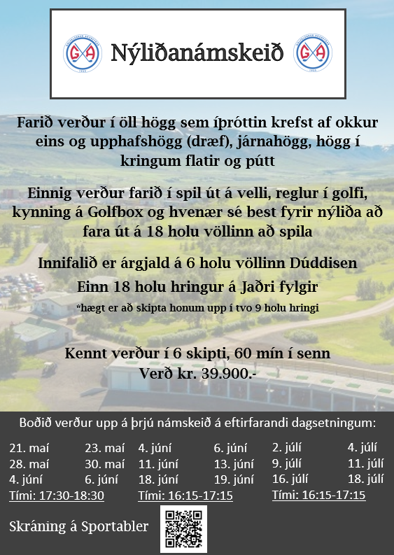 Nýliða- og byrjendanámskeið GA