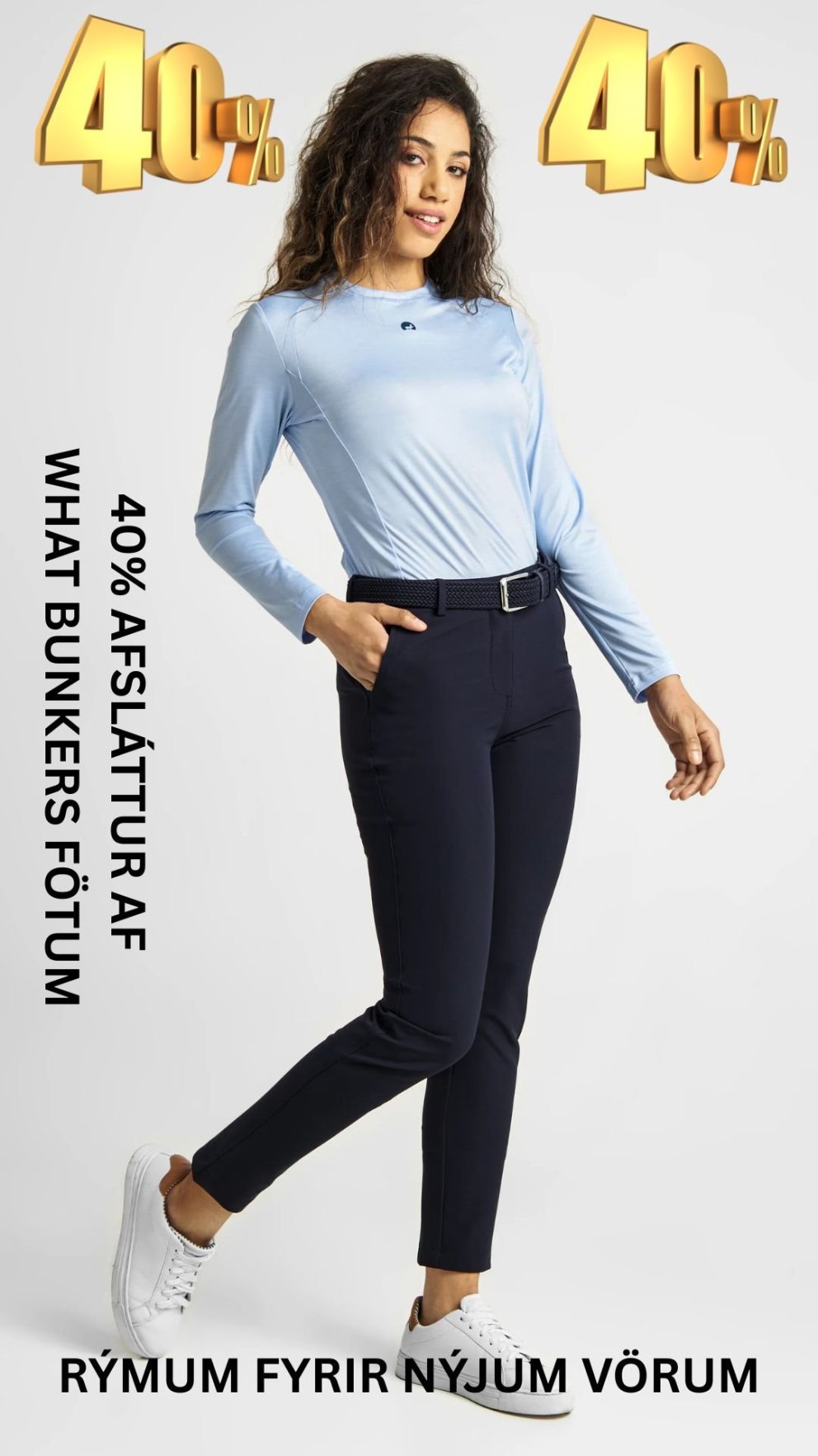 Útsalan er út apríl