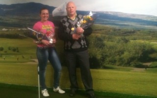 Stefanía og Vigfús Ingi sigruðu í púttmótaröð GA