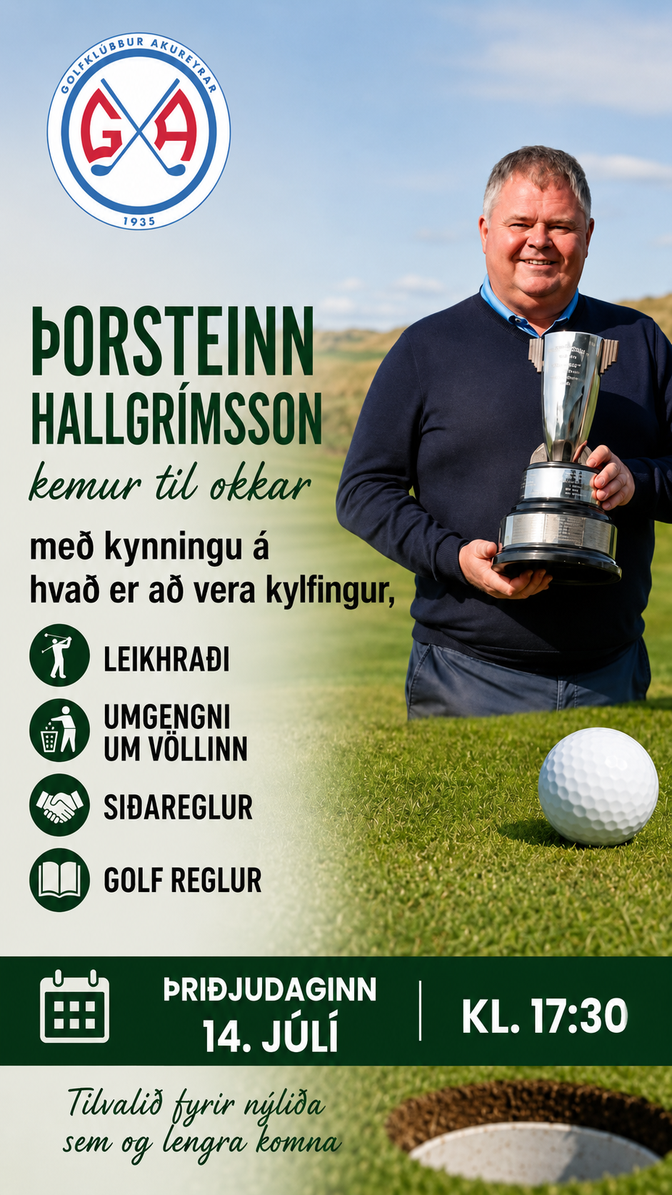 Þorsteinn Hallgrímsson með kynningu á Jaðri
