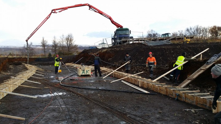 Framkvæmdir við Klappir í fullum gangi