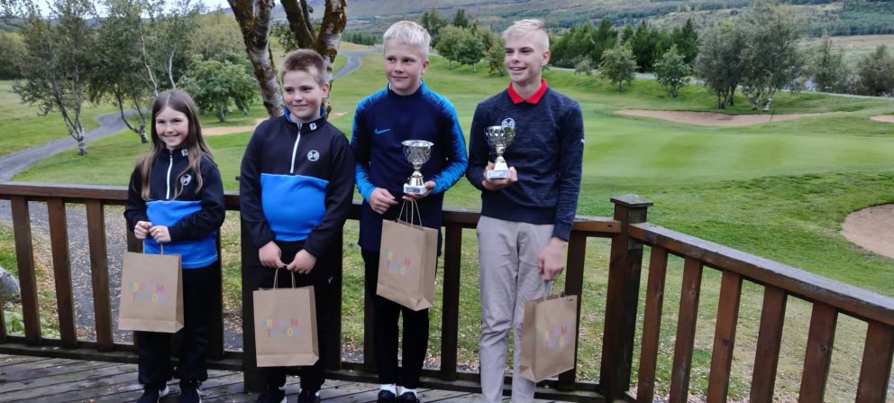 Sunnudagsmótaröð GA krakka lauk í gær