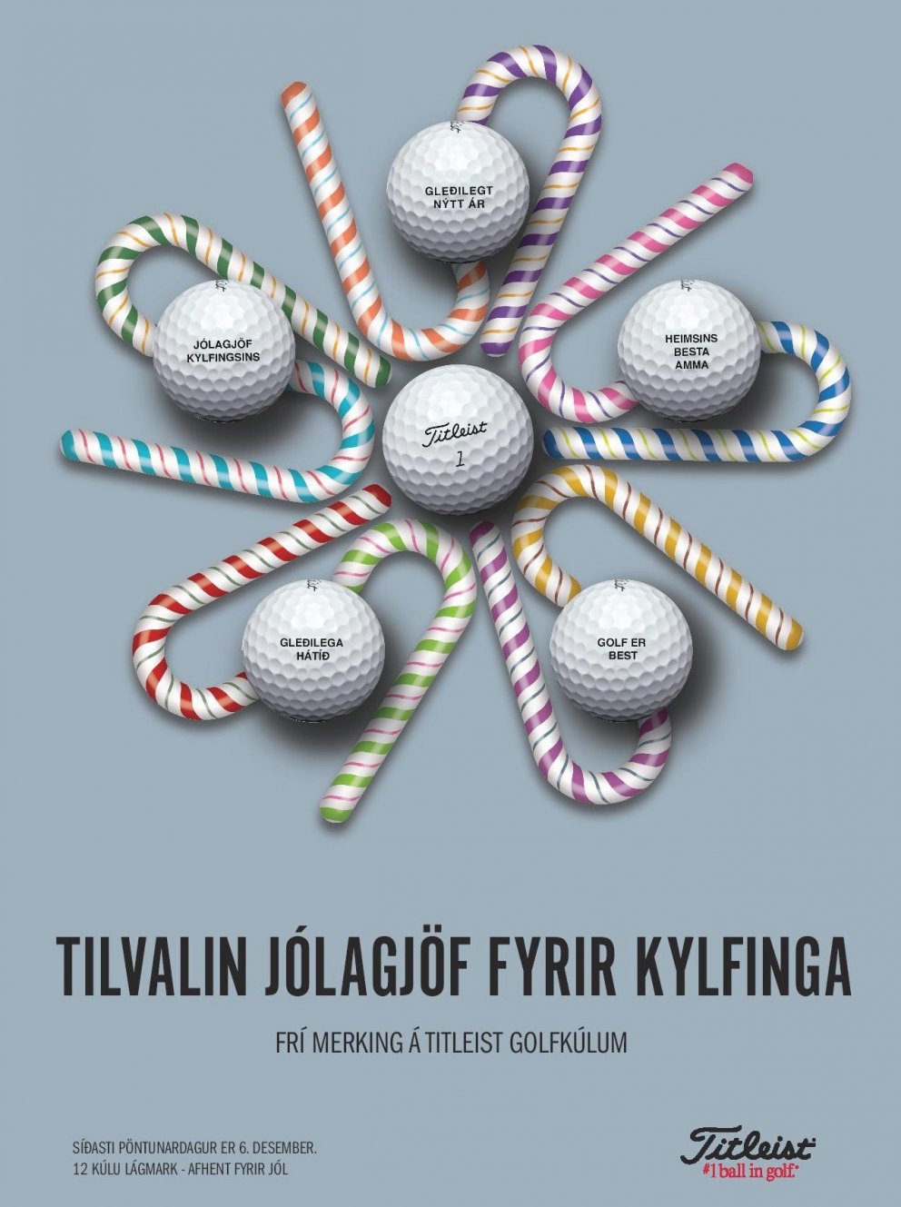 Jólatilboð af Titleist boltum