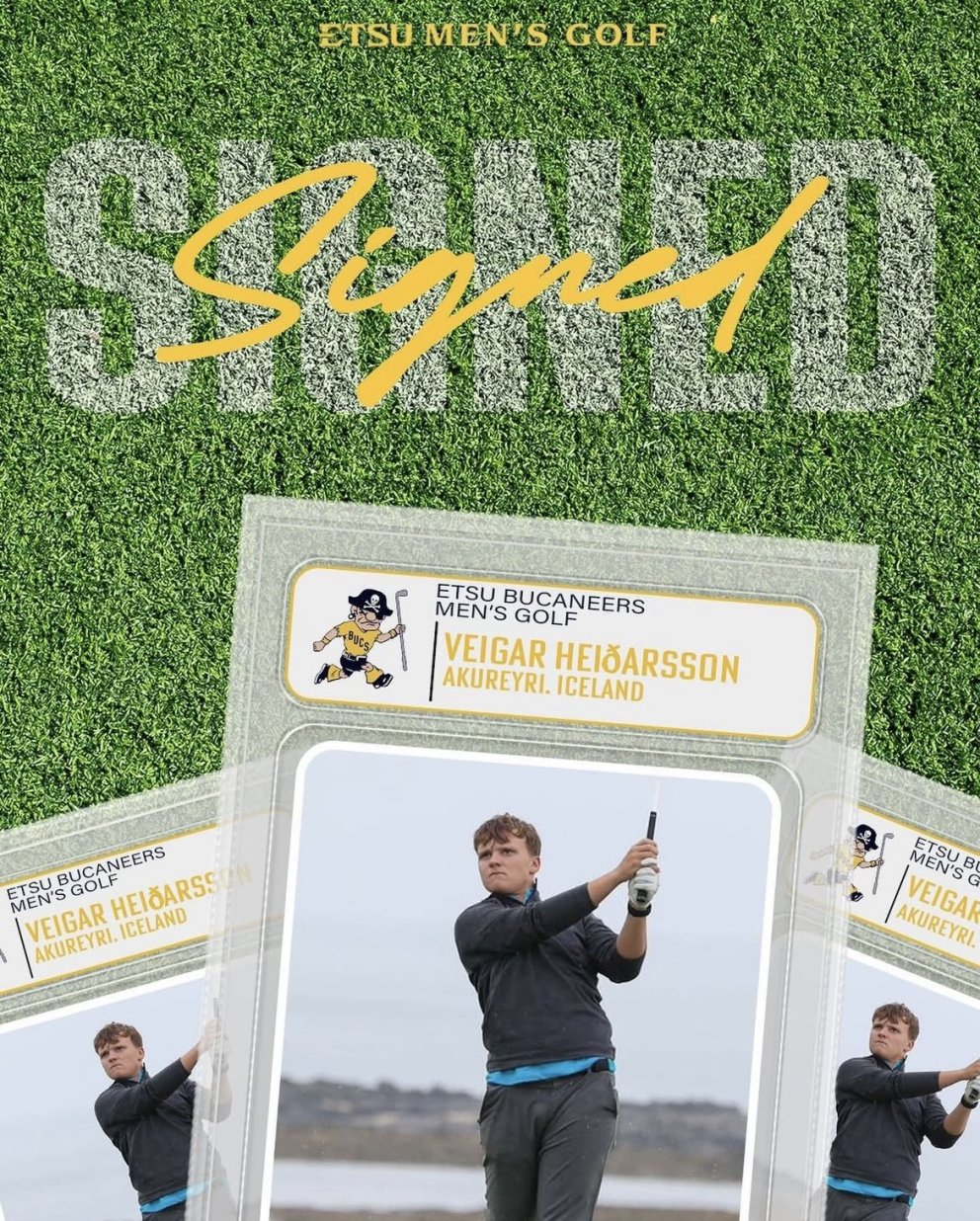 Veigar Heiðarsson semur við ETSU háskólann