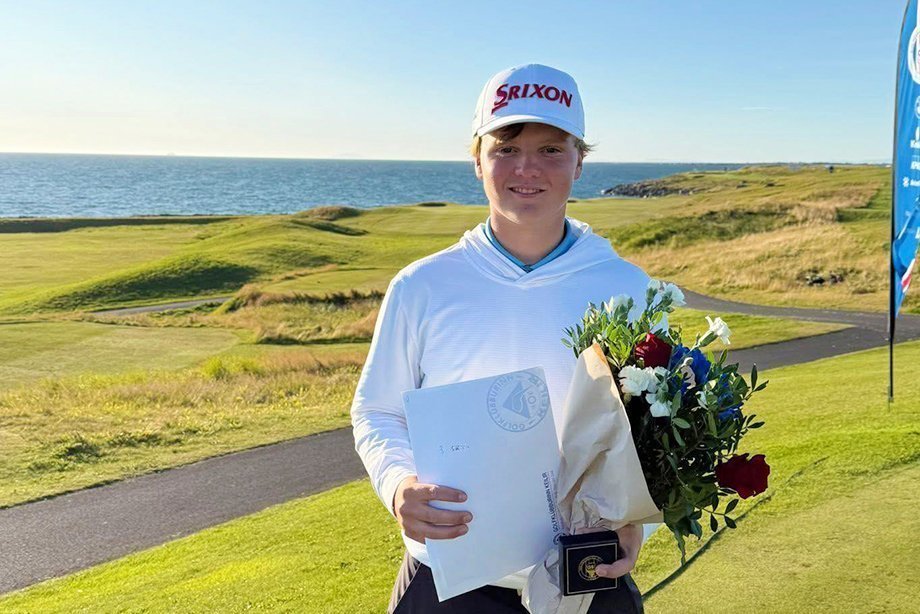 Veigar lenti í 3. sæti á Íslandsmótinu í golfi í fyrra