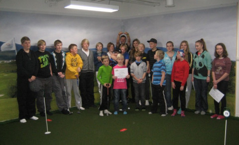 Úrslit úr 5 púttmóti unglingaráðs og staðan eftir 5 mót