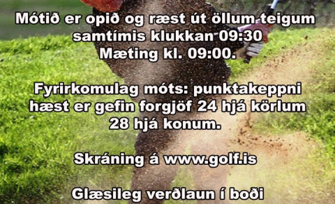 Golfmót Þórs laugardaginn 11. júní