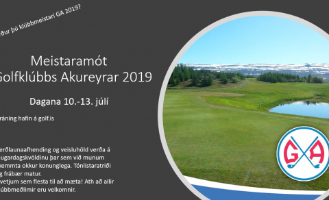 Akureyrarmótið verður 10-13 júlí
