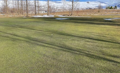 Flatir Jaðarsvallar snjólausar