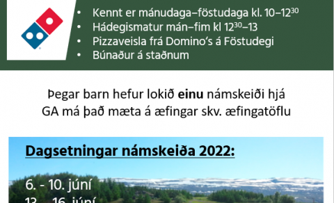 Golfskóli GA - tvö námskeið eftir