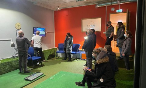 Trackman kennsla í Golfhöllinni