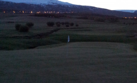 Opið inn á nýja 13. flöt um helgina