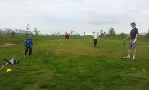Frá golfskólanum