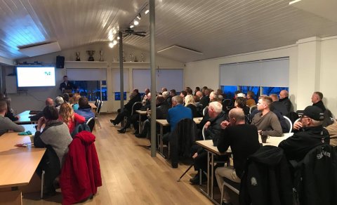 Frábærlega mætt á reglukvöld á Jaðri