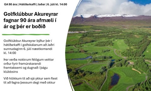 GA 90 ára - afmælisboð 6.júlí