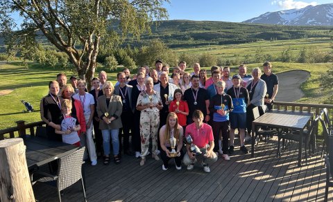 Valur Snær Guðmundsson og Andrea Ýr Akureyrarmeistarar